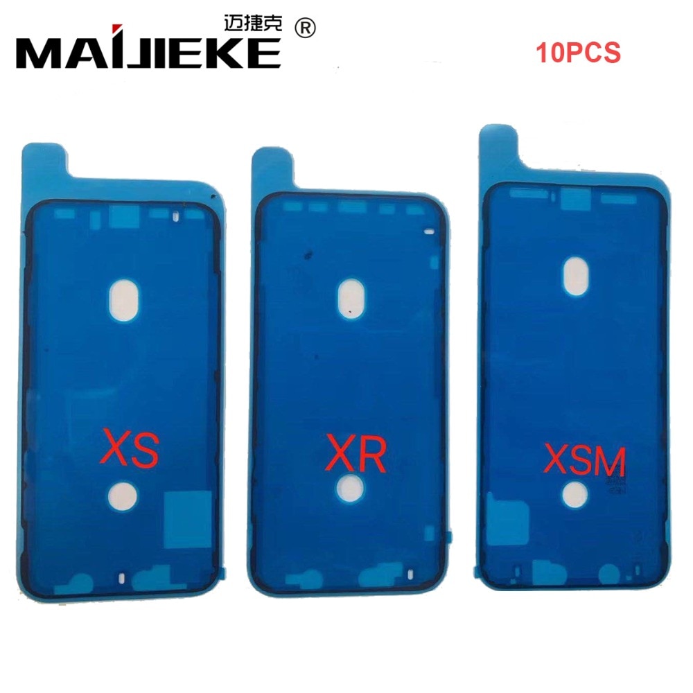 10XMAIJIEKE Top Black LCD touch screen Waterproof sticker for iphone XS Max XR X Stickers Adhesive Tape Sealant screen