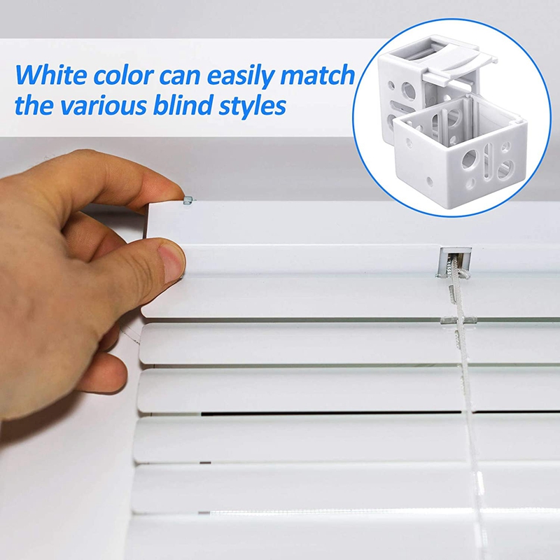1 Inch Blind Brackets White Profile Box Mounting Bracket Window Blinds Headrail Bracket