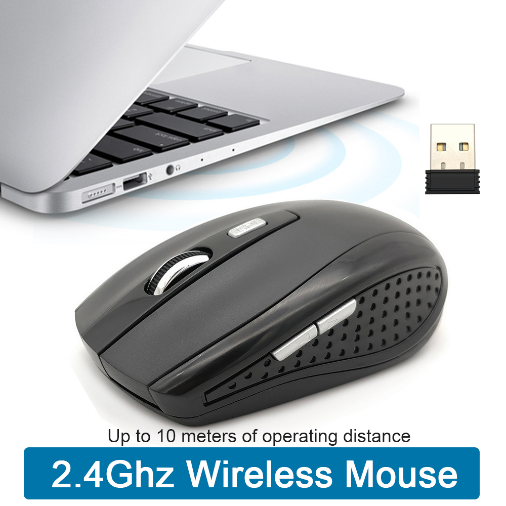 Professionelle 2,4 GHz Wireless-Spiel Maus Optische Mäuse Mause mit USB Empfänger Für Computer PC Laptop