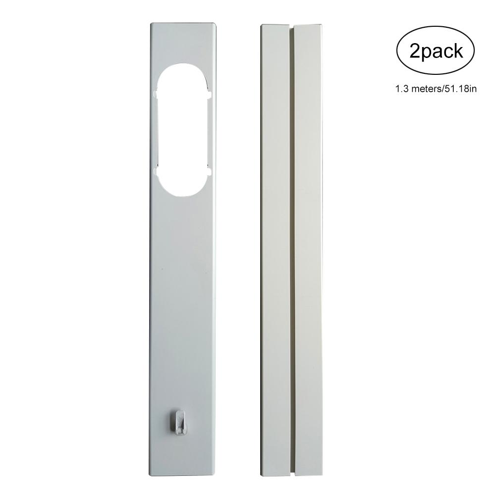 2/3Pcs Window Slide Kit Draagbare Airconditioner Vent Adapter Venster Plaat Uitlaat Slang Connector Duct Adapter Deel: 1.3M
