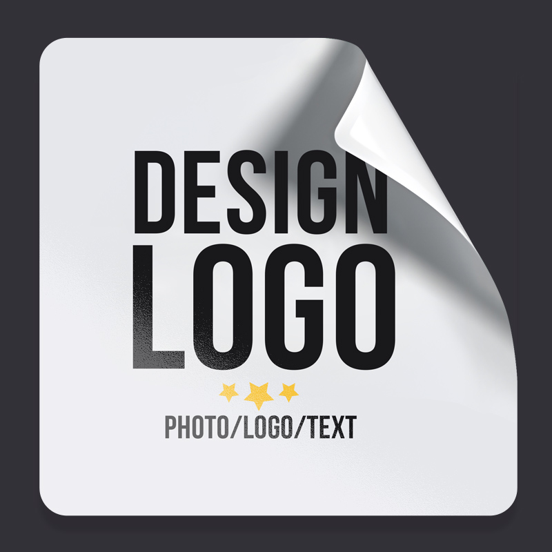 Custom Sticker Maker Kit for Events | Your Own Labels for Wedding Favors, Baby Announcements & Office Supplies: Beige