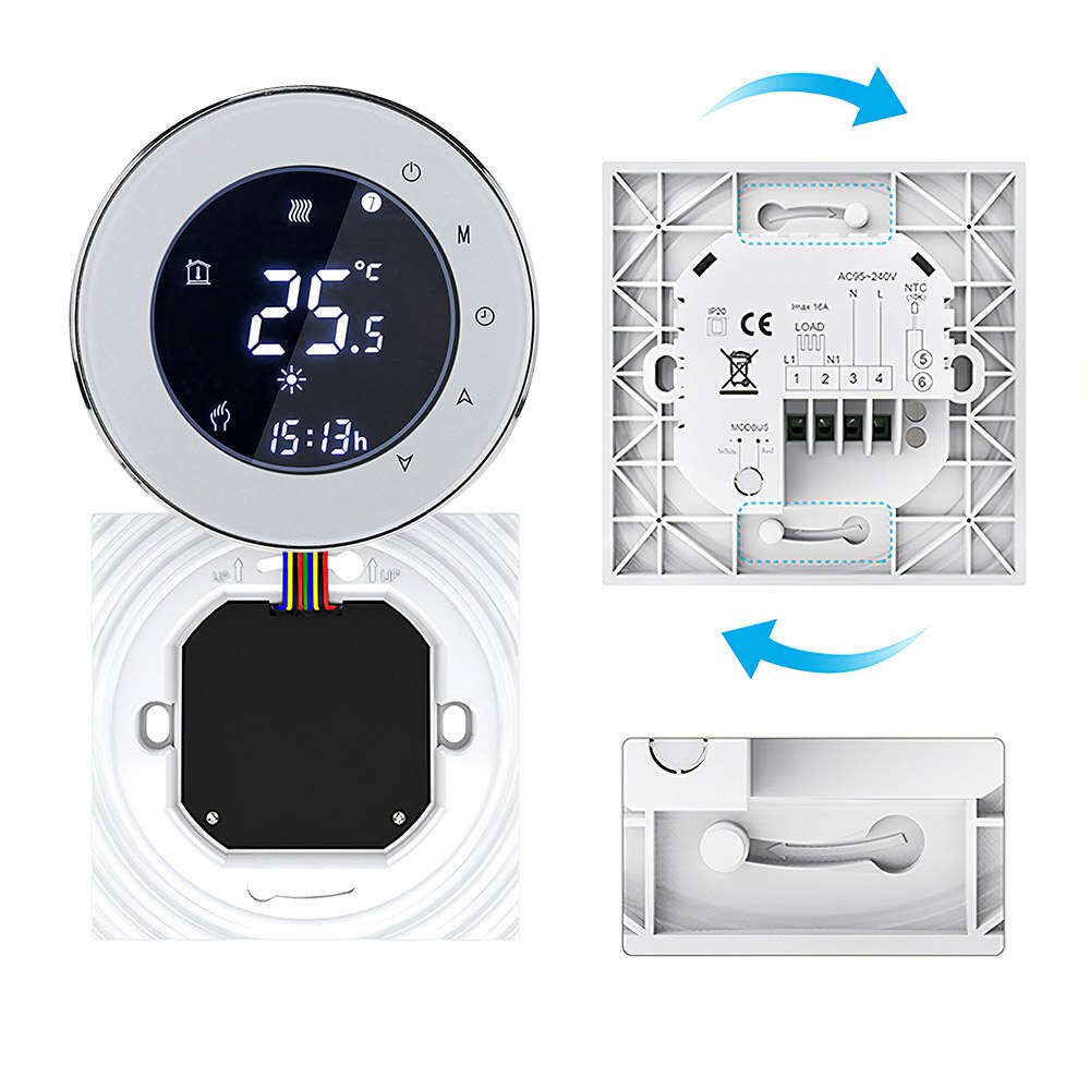WIFI Thermostat Heating Wall Thermostat Intelligent Temperature Control Digital WIFI Intelligent Temperature Controller Home