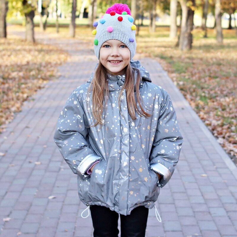 Kinderen Winter Jas Voor Meisjes Warm Hooded Eendendons Jassen Kinderen Jassen Voor Jongens Dubbelzijdig Kleurrijke kleding Parka