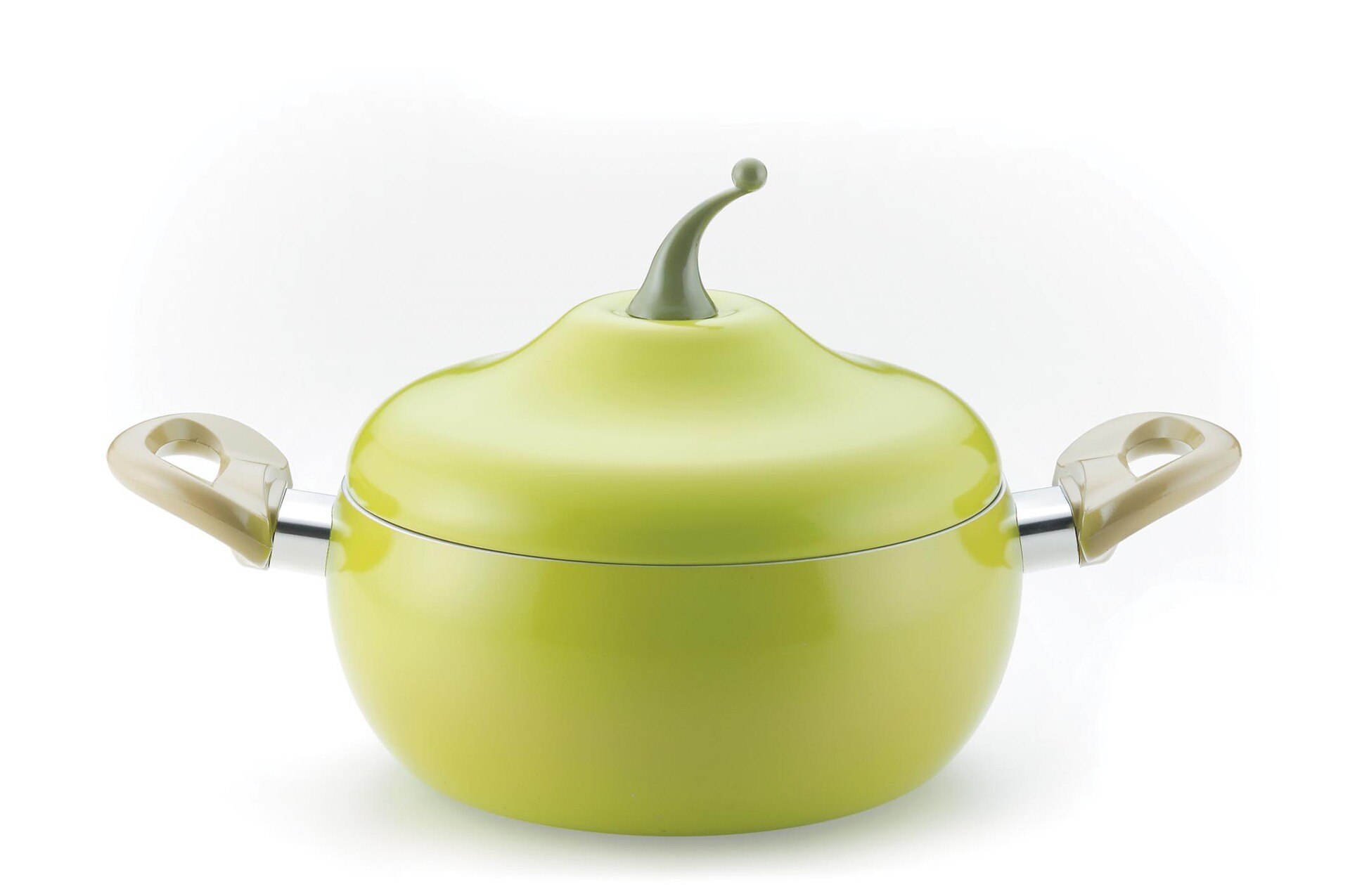 Marmite à soupe créative en alliage d'aluminium, cuisinière à gaz à Induction universelle en aluminium, Double oreilles, poêle à frire Wok: pear soup pot