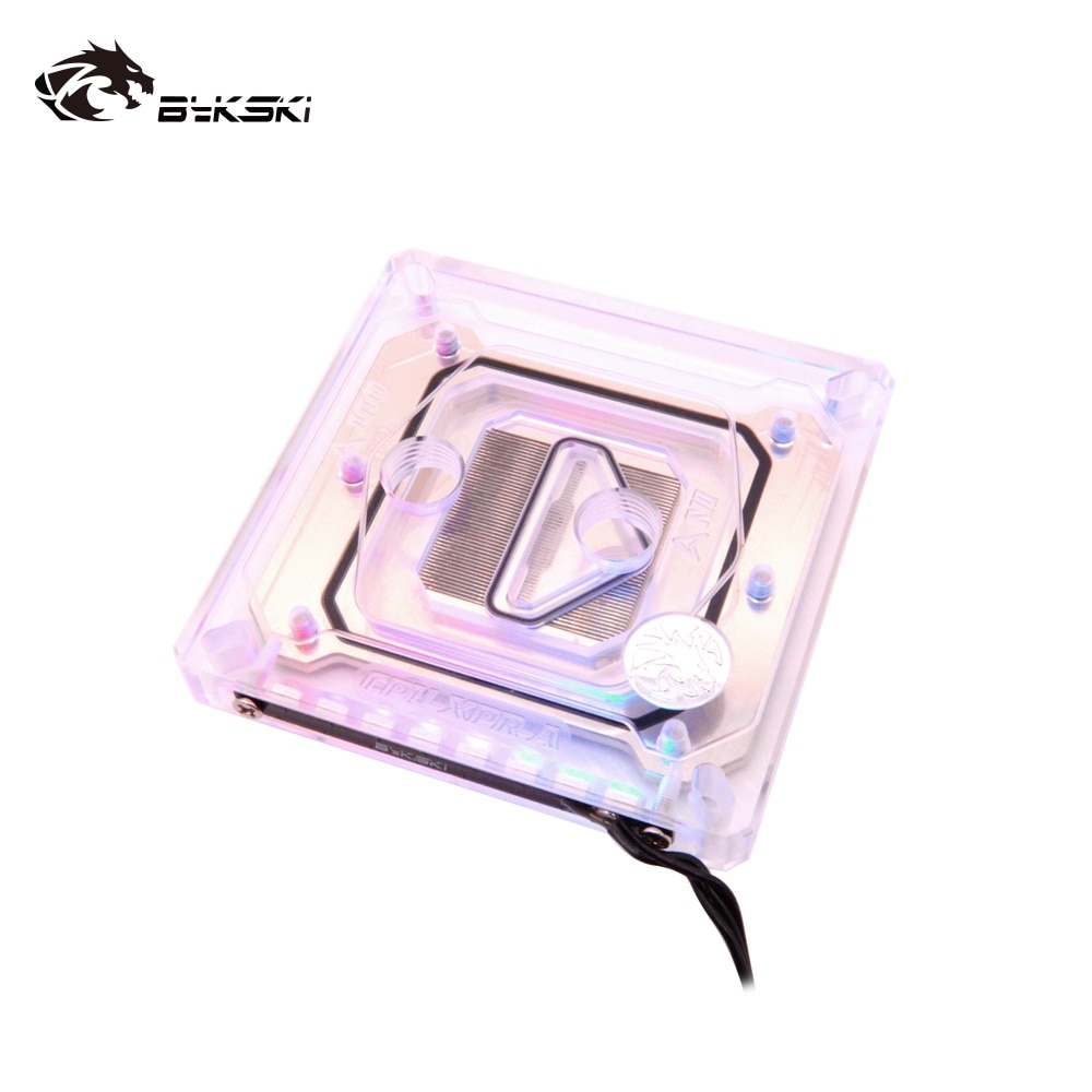 Bykski CPU Water Block use for INTEL LGA1150 1151 1155 1156 2066 X99 X299 I7 / 5V 3PIN Header A-RGB Light support AURA SYNC