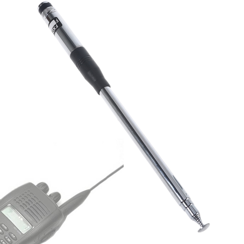 Metal 27M Multifunctional Shortwave Whip Antenna BNC Head for Radio Antenna