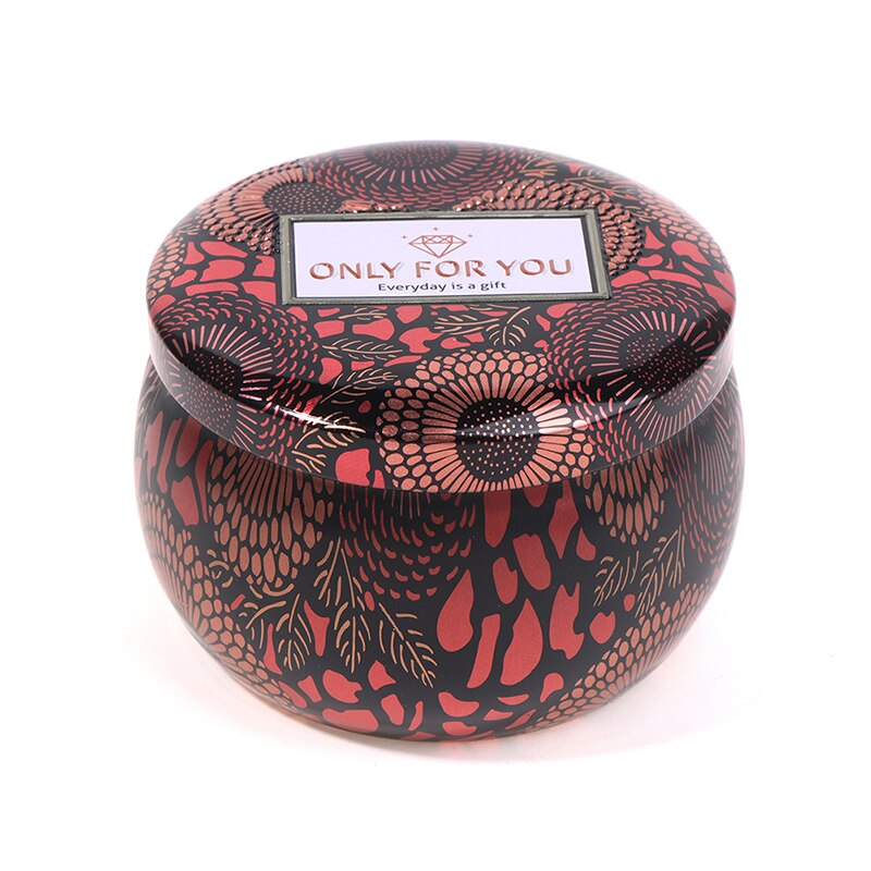1 Stuks Vergulde Europese Thee Snoep Sieraden Opbergdoos Blikken Doos Kaars Jar Bruiloft Gunst: RD