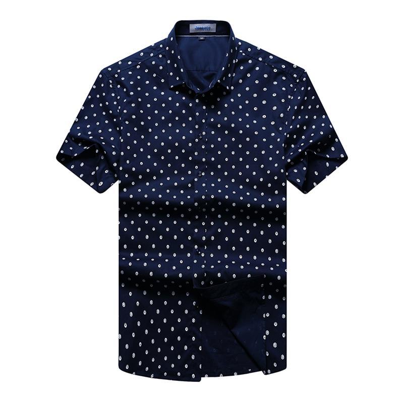 9XL Plus Size Summer 8XL 7XL 6XL 5XL Cotton Casual shirts Mens Dress Shirt men Short Sleeve Male Thin turn-down coller: XXXL