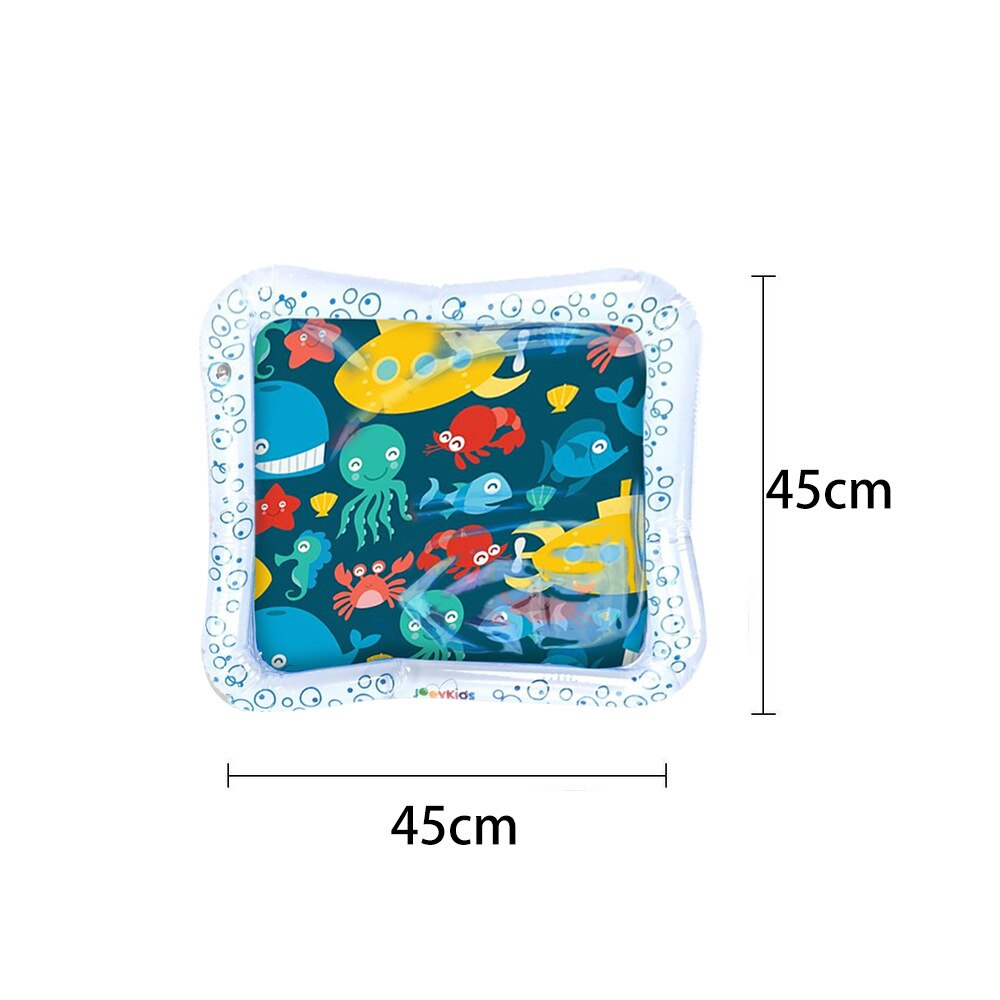 Baby's en kinderen waterspeelmat, opblaasbaar baby speelmat voor op de buik, peuterspeelzaal, leuk activiteitencentrum: B