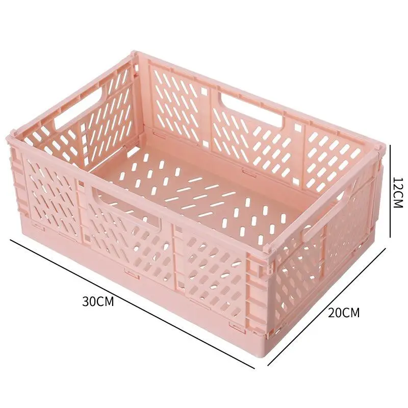 Faltbarer Aufbewahrungskorb, Kleiderschrank-Organizer, Box für Küche, Badezimmer, Zubehör, Gadgets für Kleidung, Spielzeug, Gewürze, Gewürze, Gemüse: Lila