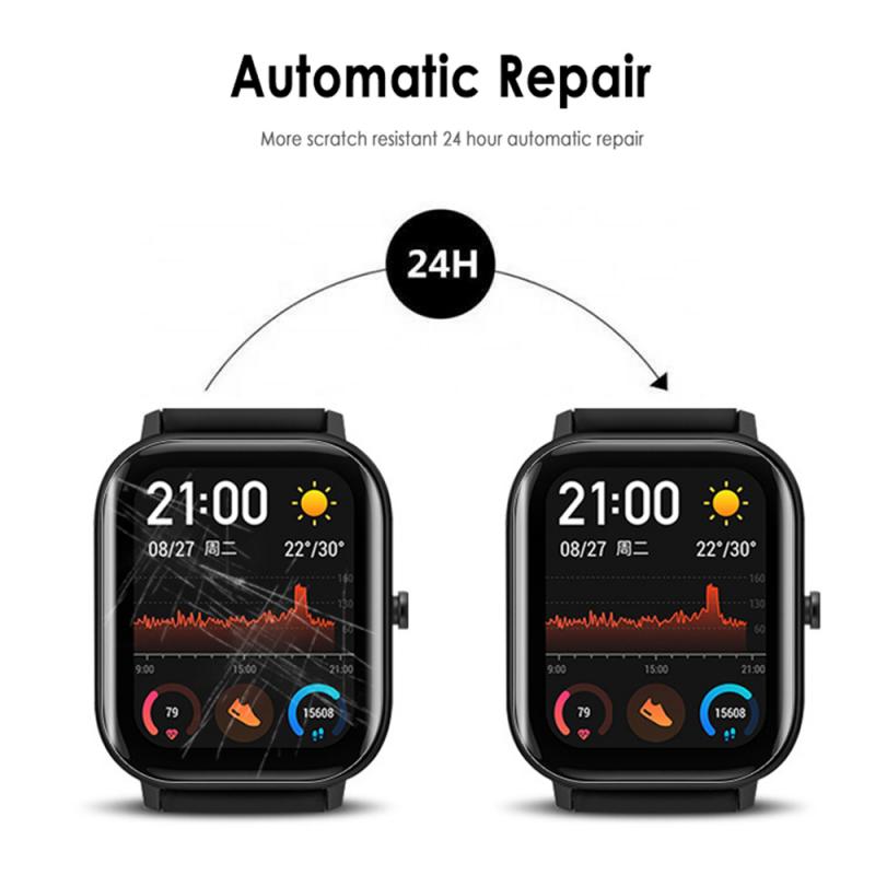 5 pièces Film Hydrogel écran protecteurs pour Amazfit GTS 2 Mini 2e (non verre trempé) Amazfit GTS 2e 2 Mini protection écran protecteur feuille de Film