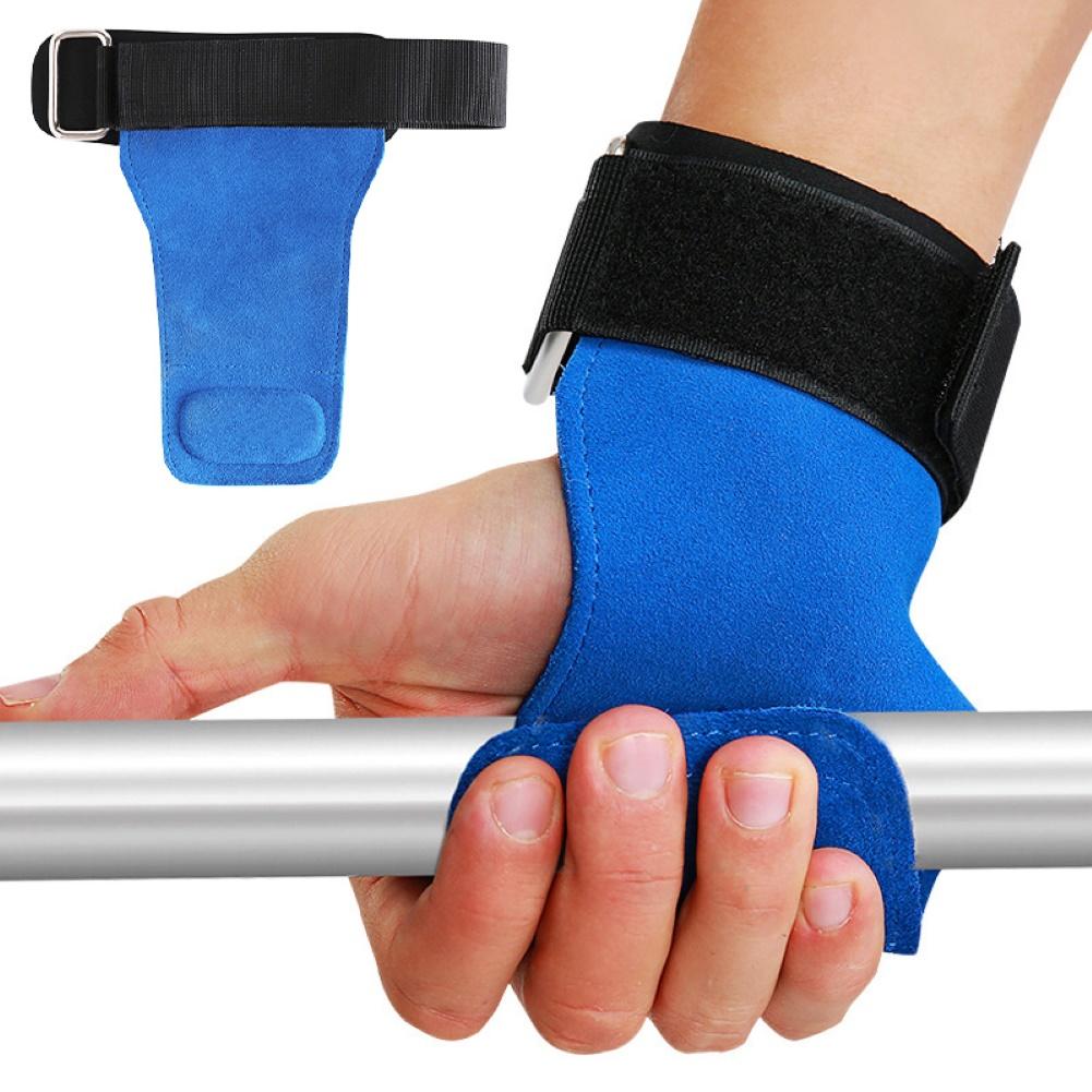 1 Paar Gewichtheffen Handschoenen Hand Grip Gym Training Fitness Haak Grip Strap Handschoen Gym Workout Bescherming Polssteun Handschoenen