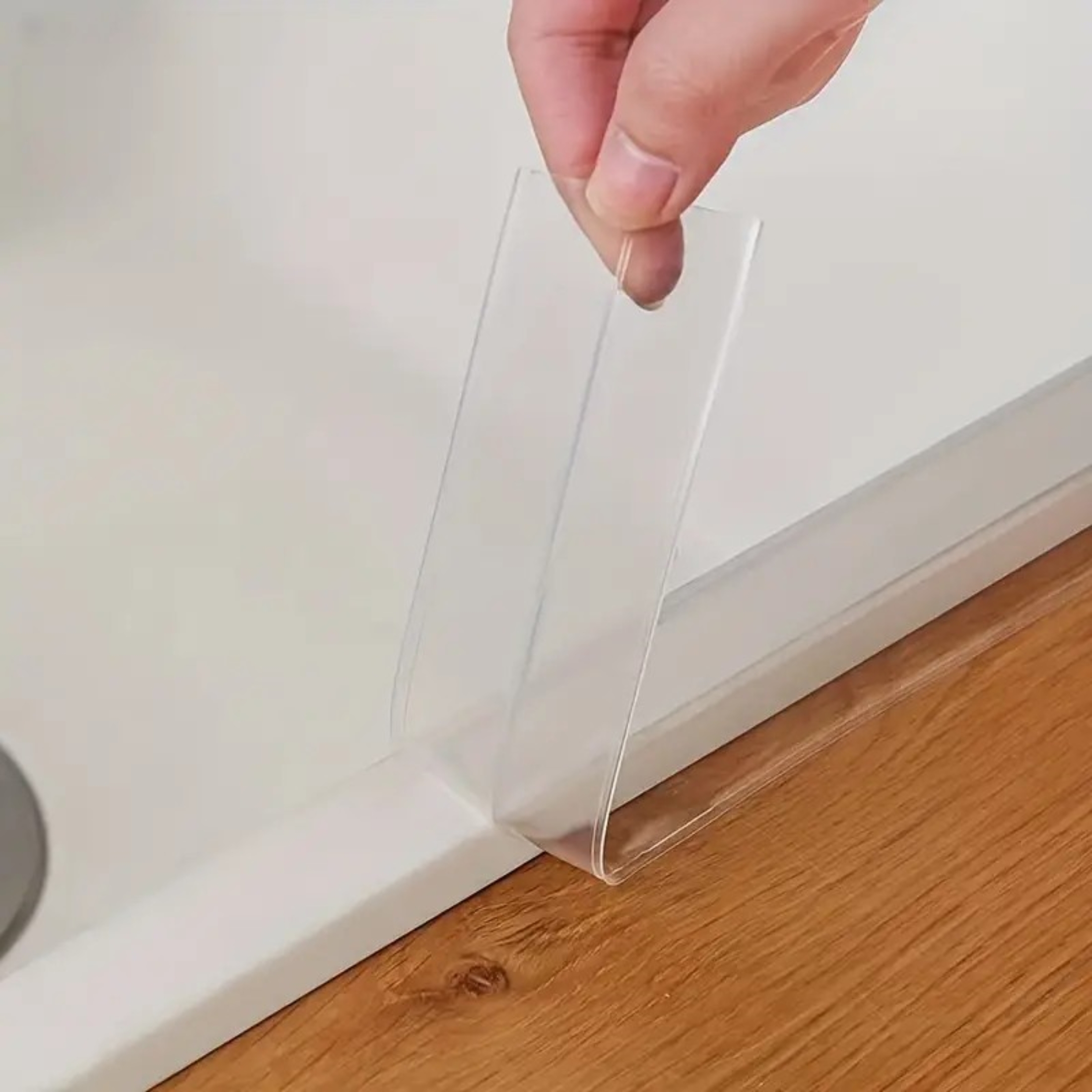 1 Rol Waterdichte Transparante Pvc-Zelfklevende Tape-Perfect Voor Badkamers, Toiletten, Gootstenen En Keukens-Superklevend!