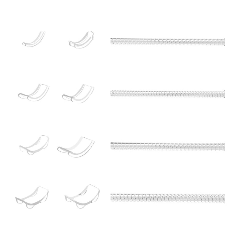 12 Pcs/Set Silicone Invisible Clear Ring Size Adjuster Resizer Loose Rings Reducer Ring Sizer Guard Tightener Resizing Jewelry