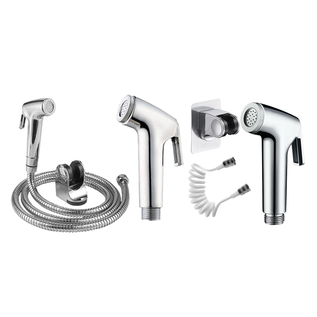 Bathroom Handheld Bidet Sprayer Toilet Kit with Hose and Holder