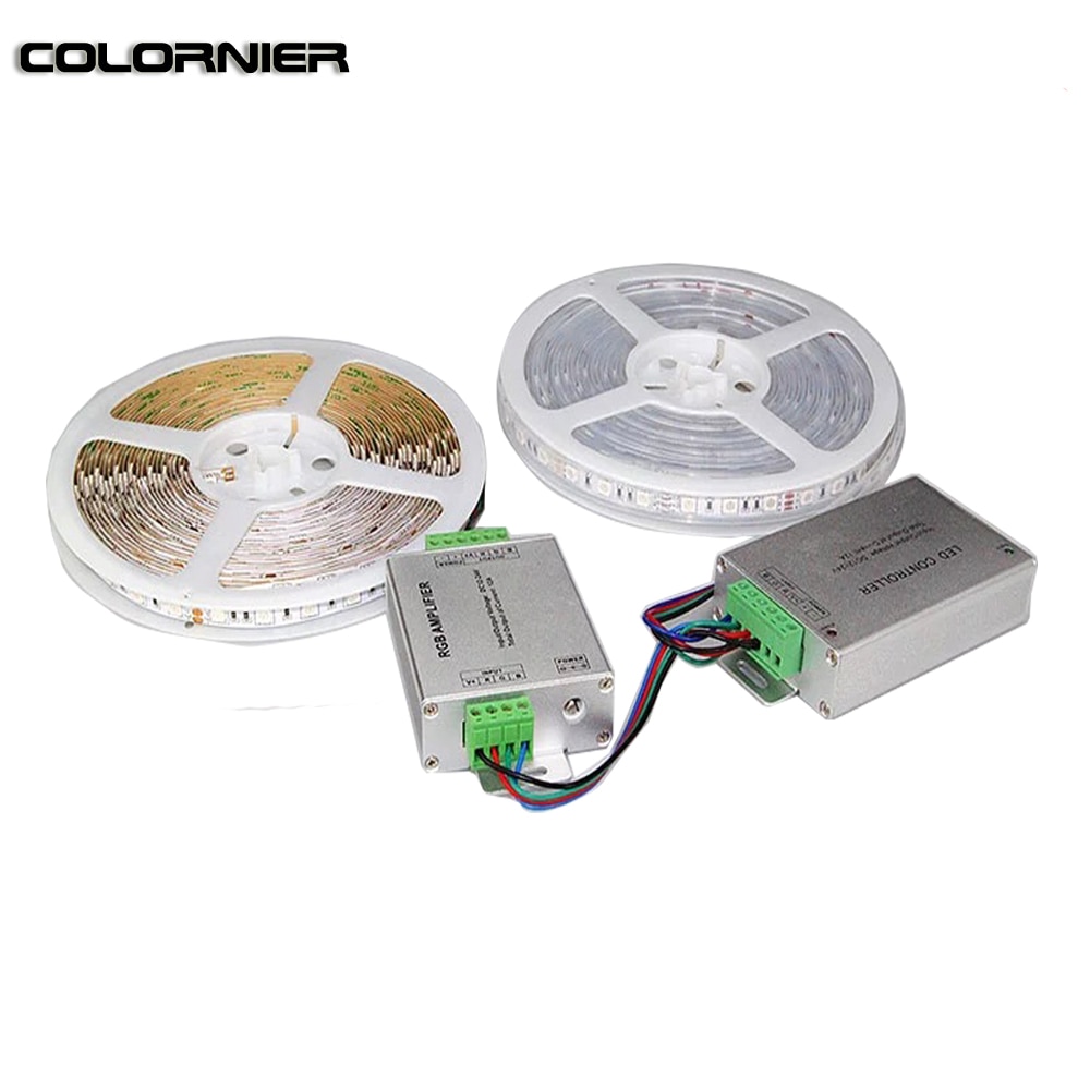 DC12V-24V Led RGB Amplifier RGBW Aluminum 24A 3CH 4CH Led Amplifier For 5050 3528 Led Strip Light Tape Power Repeater Console