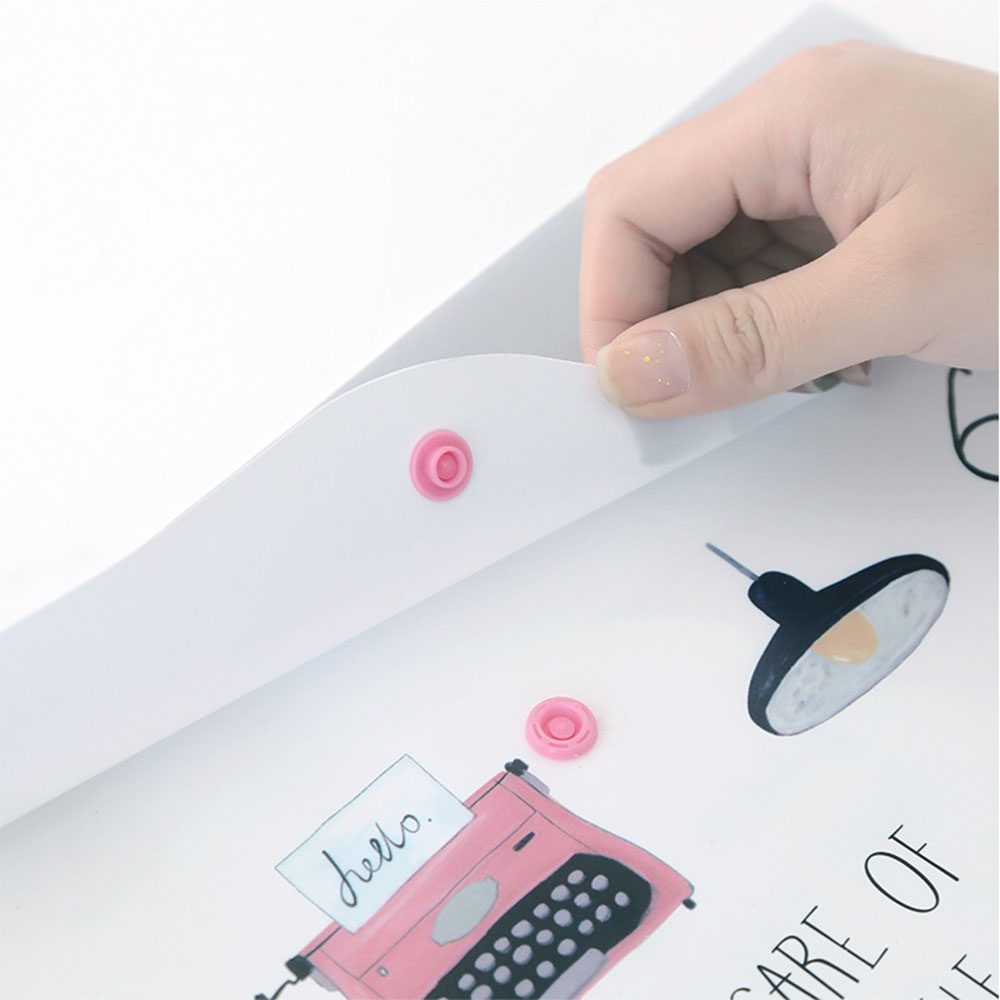 1PC A4 PVC File Folder Document Filing Bag Paper File Folder School Office Supplies File Holder Organizer Student Award