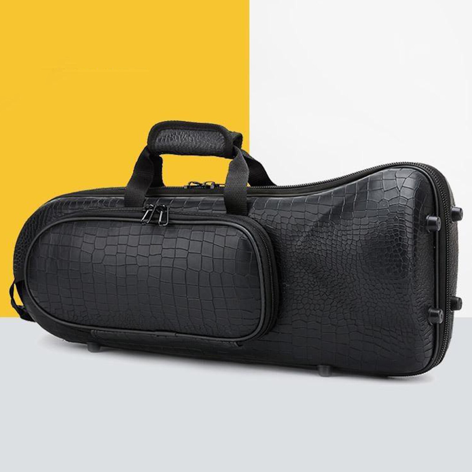 Trompet harde koffers demper tas trombone opbergtas beschermhoes met riem voor koperen blaasinstrument