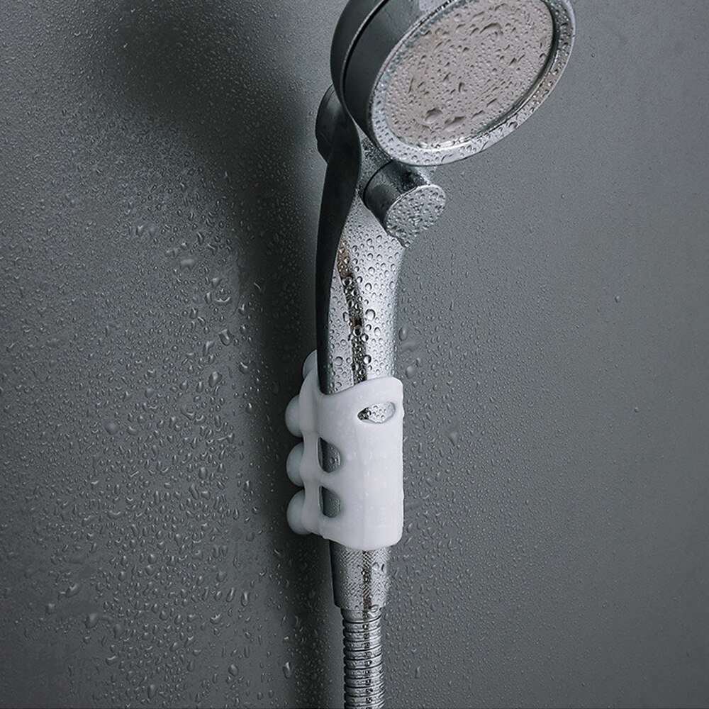 Punch-Gratis Solid Zuignap Verwijderbare Herbruikbare Badkamer Krachtige Zuignap Sterke Viscositeit Verstelbare Douchekop Houder