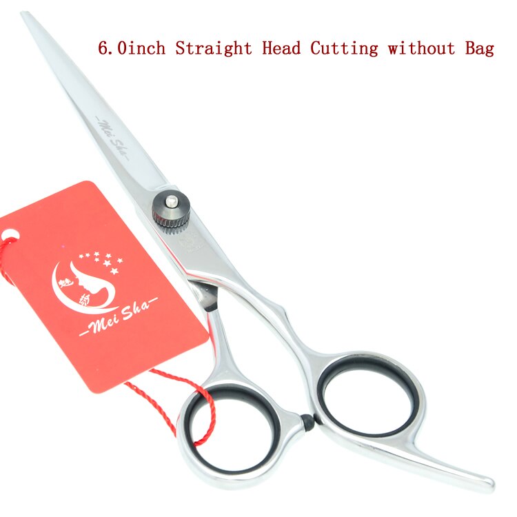 6.0" Japan Steel Dog Grooming Scissors Pet Straight Cutting Shears Thinning Clipper Cat Curved Scissor with Comb Forceps HB0023: HB0025 no bag
