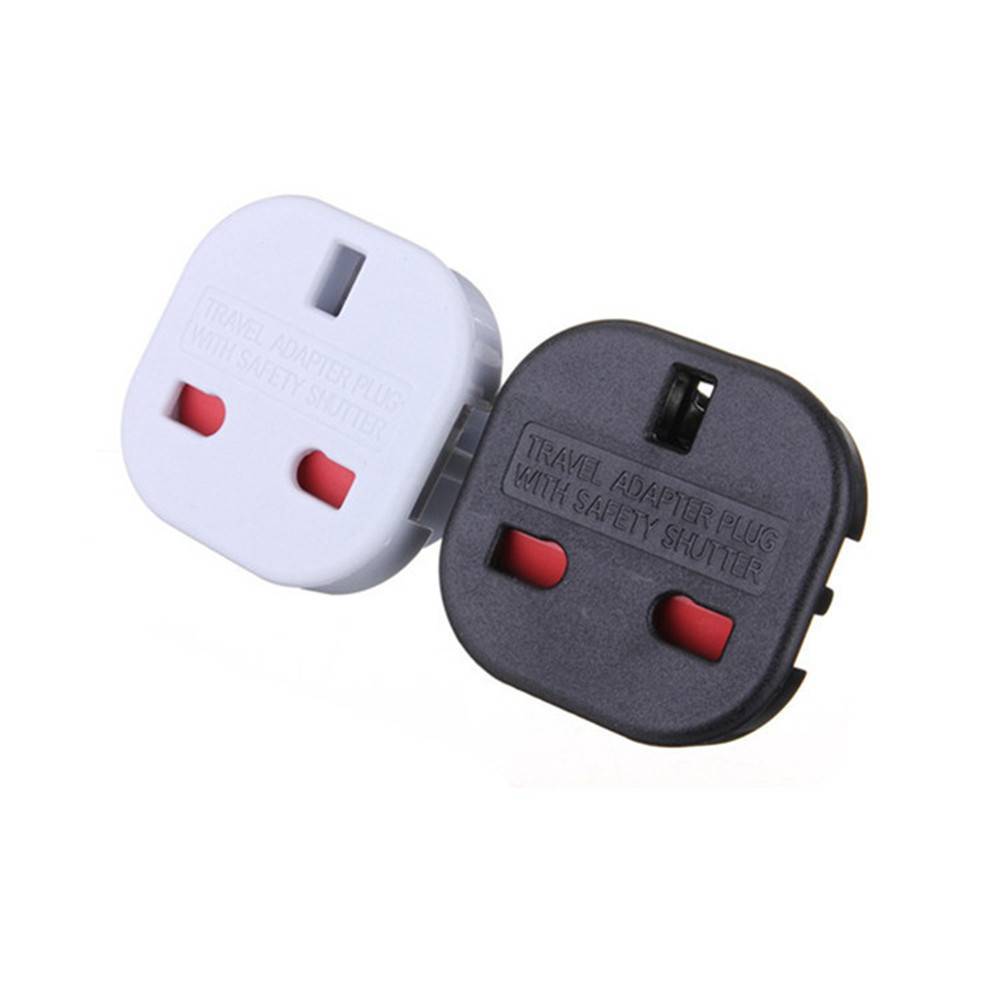 2pcs/lot Adaptor Plug Adapter Plug 2 Pin Home Travel UK To EU Euro Europe European