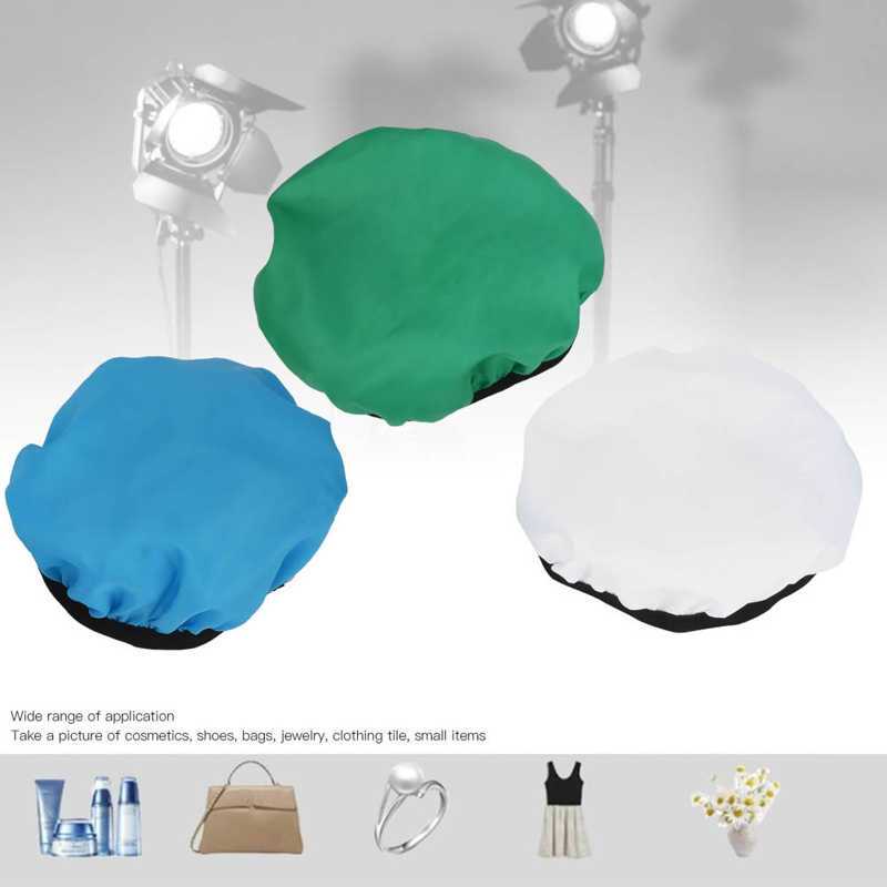 Licht Diffuser 3Pcs Licht Diffuser Doek Flash Zachte Sok Fotografie Benodigdheden Voor 7in Studio Strobe Reflector Mini Softbox