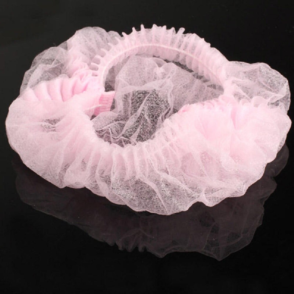 20pcs Disposable Nonwoven Bouffant Caps Hair Net Unisex for Hospital Salon Spa Catering/Dust-free Workspace Chef Cap Hair Nets