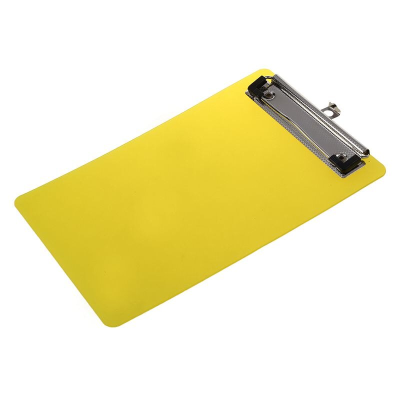 Plastic A6 clipboard folder with lid Clipboard orange: Default Title