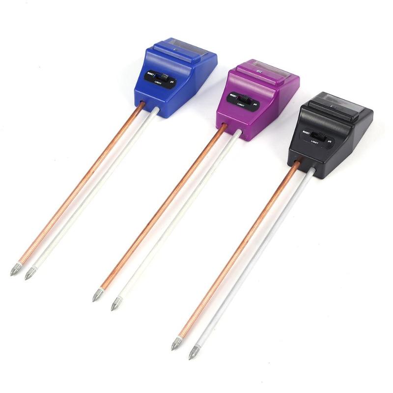 Digital Tester 3 in1 Soil Moisture Sunlight PH Meter Tester for Plants Flowers Acidity Moisture Measurement Garden Tool
