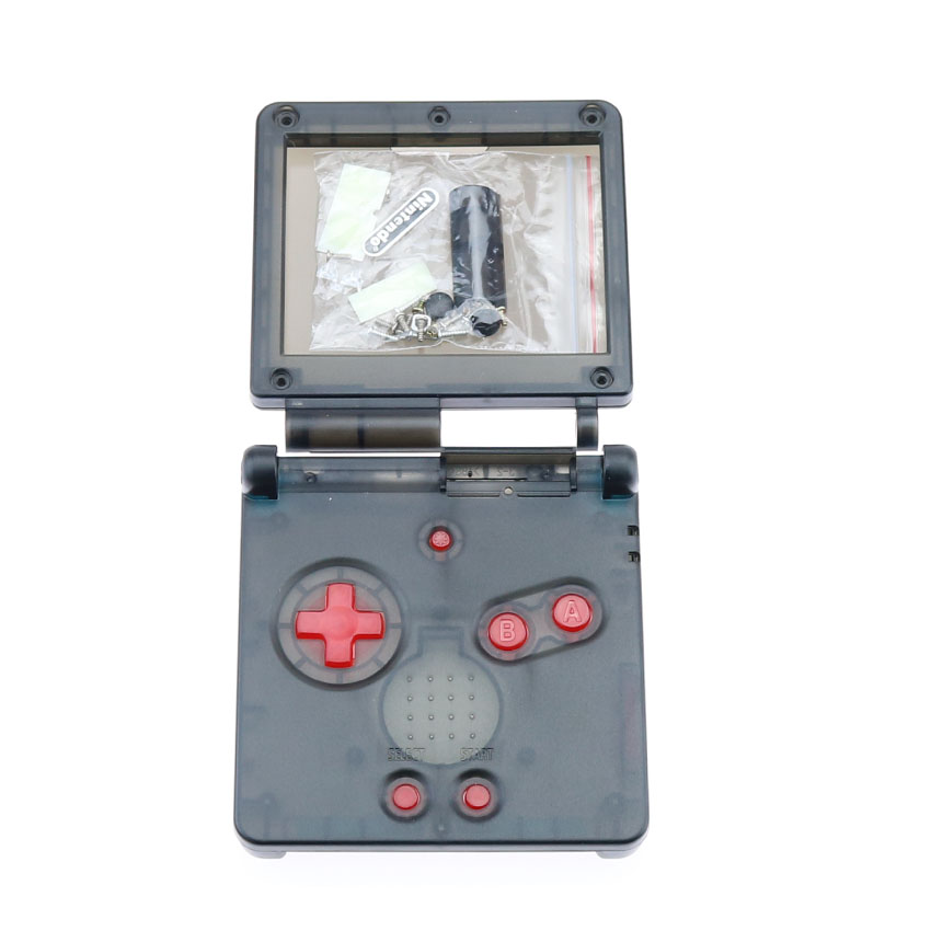 Cool clair pour GBA SP boîtier de remplacement coque pour Game Boy Advance SP: WHITE