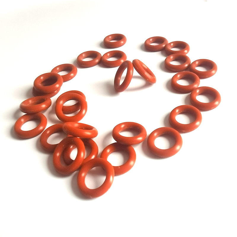 Amortisseurs de commutateur universels en caoutchouc transparent, joint torique, banc, parfait pour les claviers mécaniques, aucun commutateur MX, 130 pièces: OD 2mm / Rouge