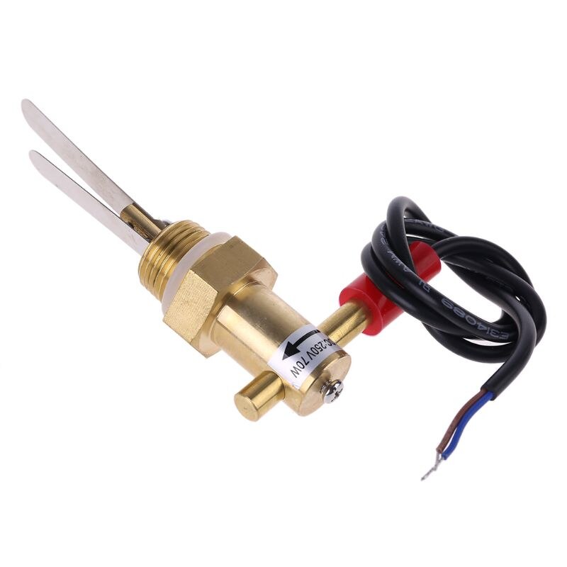 G1/2" Water Flow Switch DN15 Liquid Flowing Switch 70W Brass for Pump