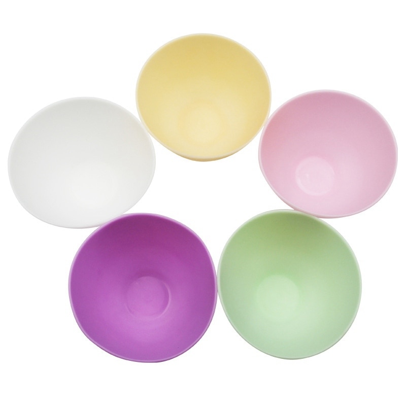 Cuenco de silicona antigotas para mascarilla Facial, utensilio de cocina para mezclar, medir, salsas, salsas, azúcar y mantequilla