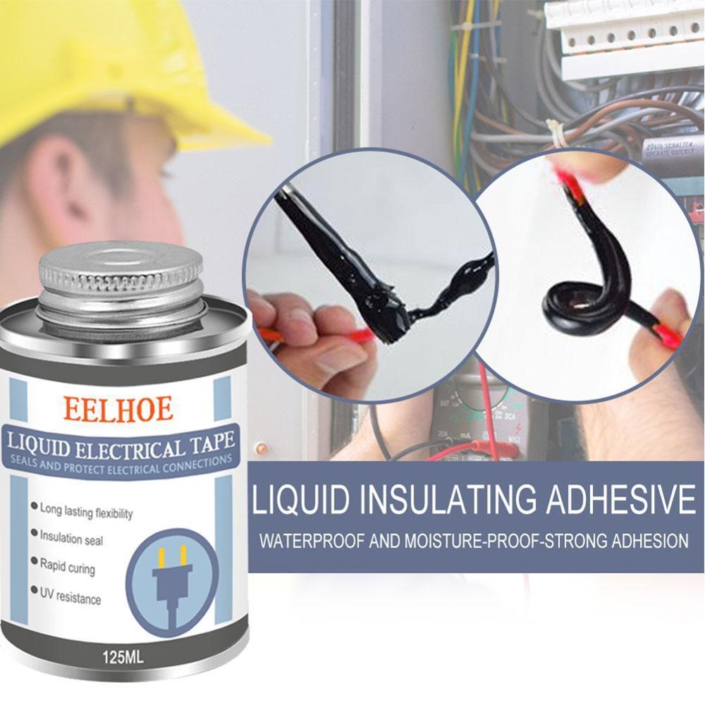 125ml Flüssigkeit Isolierung Isolierband Rohr Einfügen Wasserdicht Kleber Isolierung Gummi Schnelle Fix Elektronische Anti-Uv Abdichtung DR U4Q3