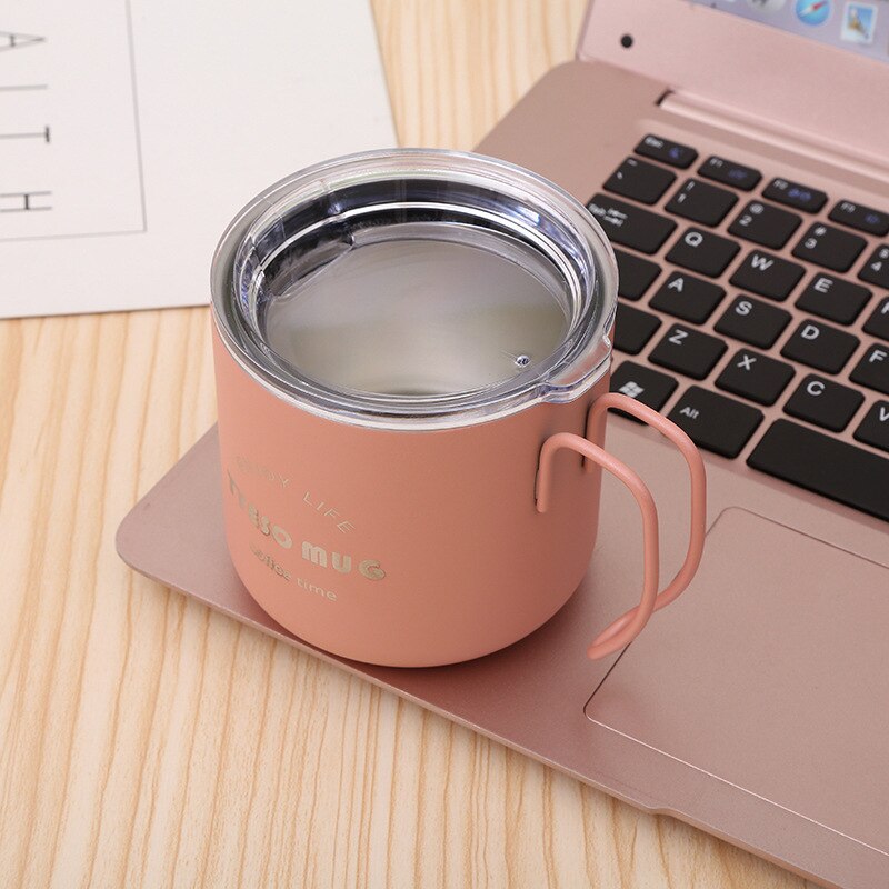 Favourite TYESO 304 Stainless Steel Vacuum Coffee Cup With Lid Office Portable Milk Drink Water Tea Metal Travel Mug Taza