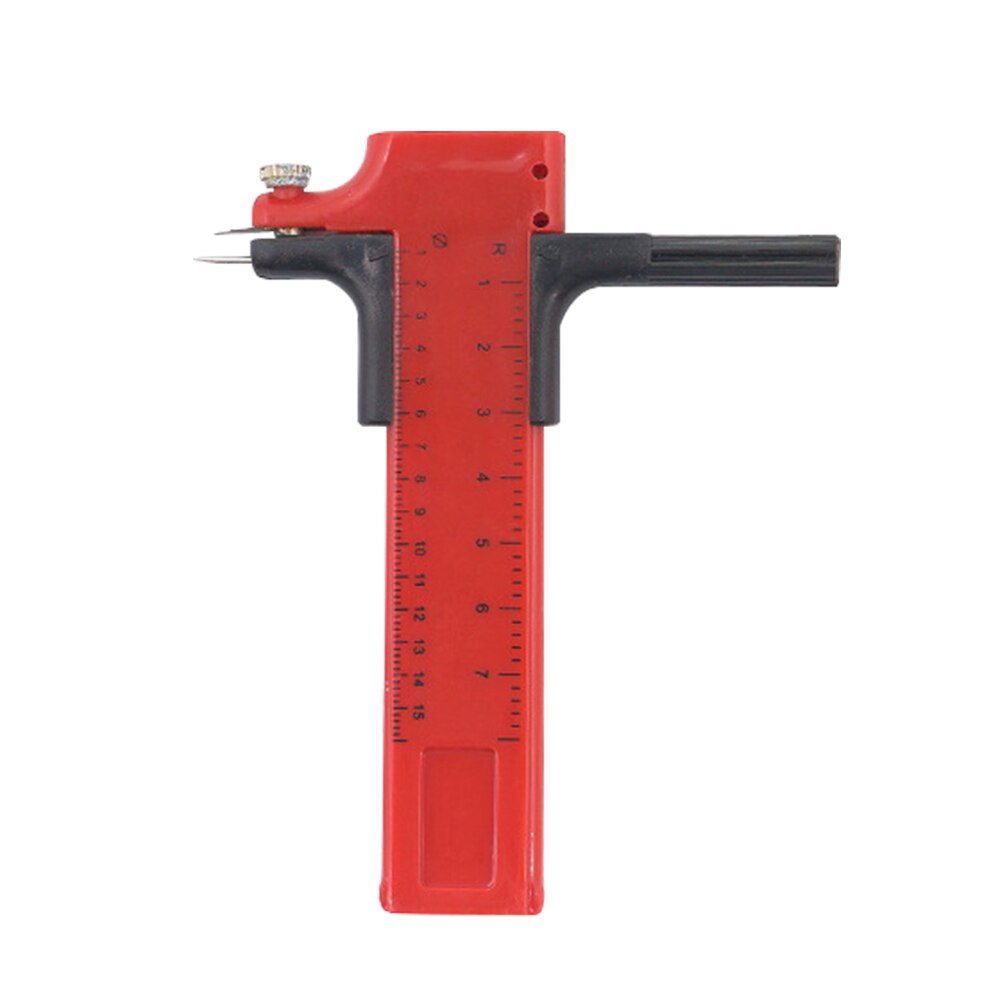 Modelbouw Gereedschap Papier Ronde Snijgereedschap Circulaire Model Patchwork Kompas Hand Ambachtelijke Accessoire Voor Scrapbooking Maken: Rood