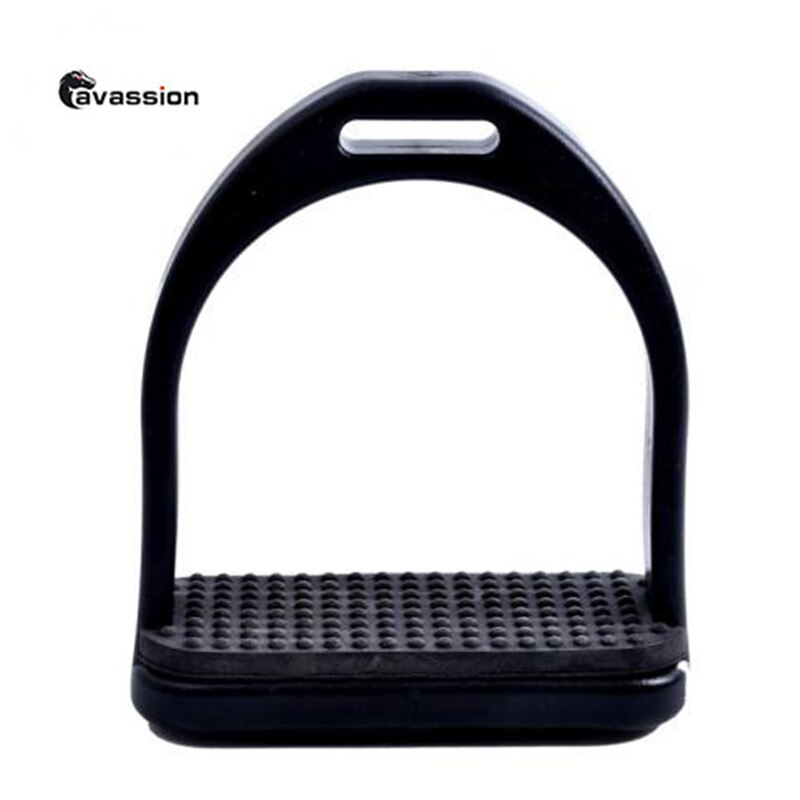 Cavassion Standard Adualt Horse-Riding Stirrups Anti-Skip Rubber Saddle Iron important Equestrian Equipment: Default Title