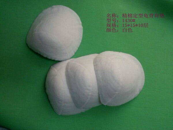 1 Paar/partij Zachte Gewatteerde Schouder Padding Encryptie Hoge Schoudervullingen Voor Blazer/Tshirt Kleding Naaien Accessoires