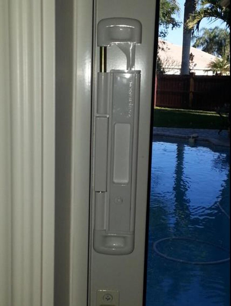 Double bolt glass sliding door. Advanced technology to protect family safety. High security lock - almost burglarproof