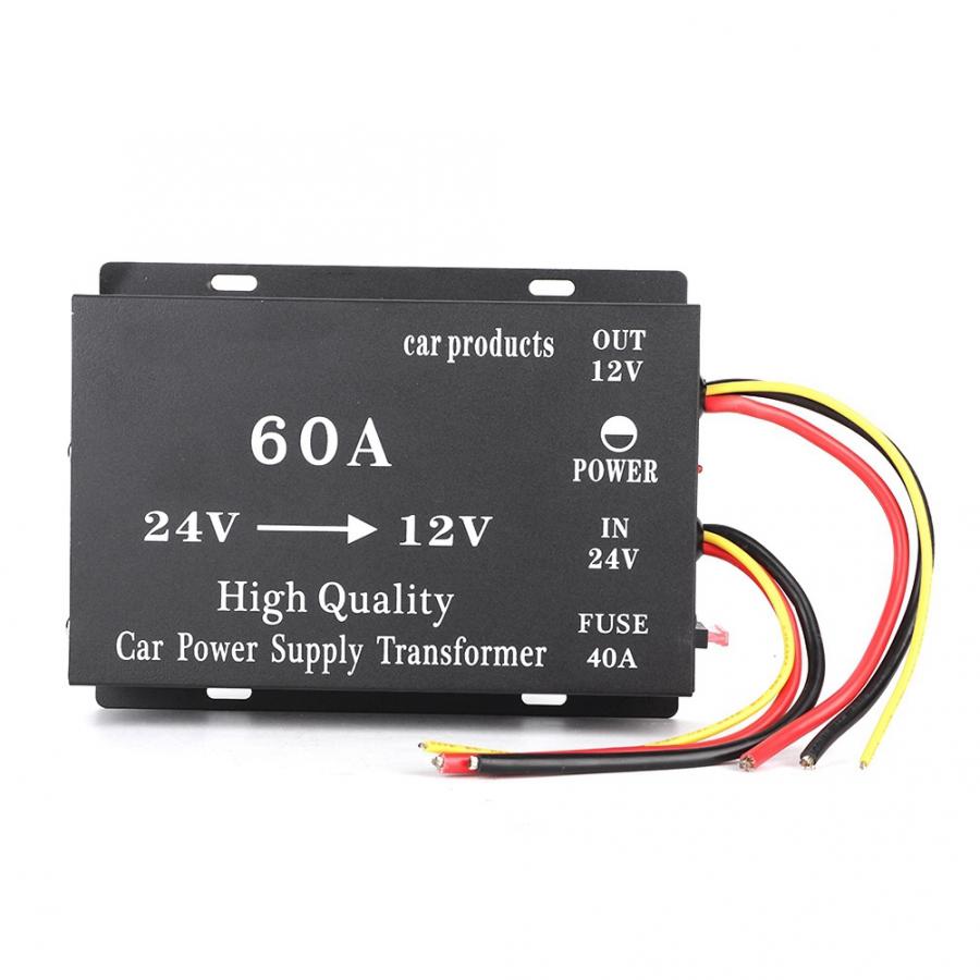 720w 60A 24V to 12V Car DC Power Converter Step Down Buck Regulator Voltage Transformer Stabilizer Adapter