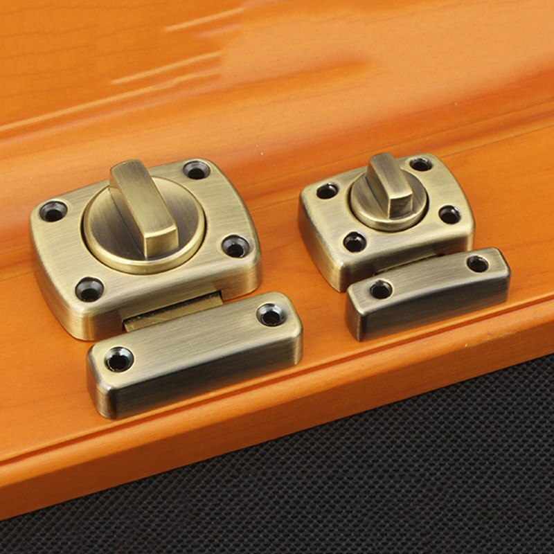 1 Pcs Zinklegering Dikke Anti-Diefstal Beveiliging Deur Draaien Klink Slide Lock Voor Gate Venster Kabinet AUG889