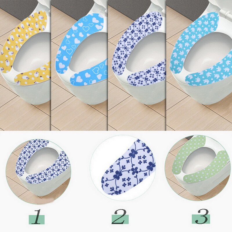 Le coussin de toilette collant épaissi en hiver peut être coupé et facile à nettoyer