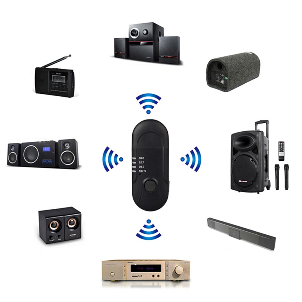 Bluetooth Receiver Wireless USB AUX Audio Adapter for Car Mp3 Player Speaker Handsfree car kit FM Modulator TF Music Adapter 40