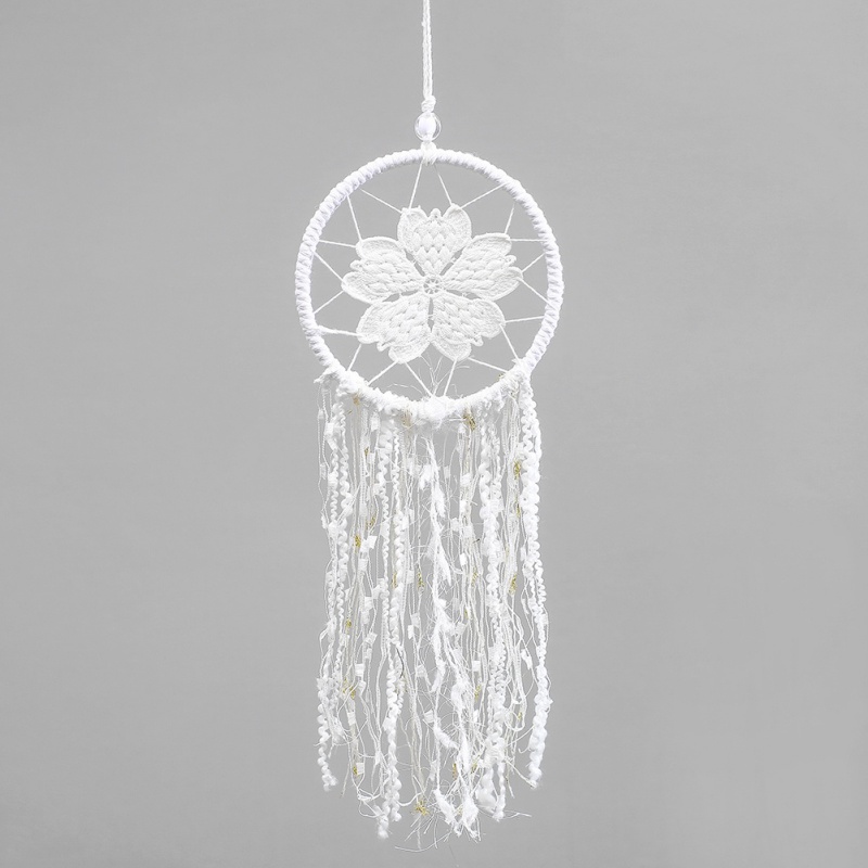 Nordic Indian Style Dreamcatcher Handmade Wind Chimes Hanging Pendant Dream Catcher Home Wall Art kids room Hanging Decorations: 4