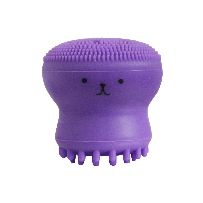 Silicone Face Cleansing Brush Octopus Shape Silicone Face Cleansing Brush Pore Cleaner Exfoliator Face Washing Brush: 09