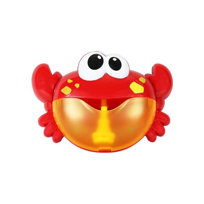 Three-stage crab bubble maker electric music bubble bath game musical funny vocal toy cartoon infant funny bath toy