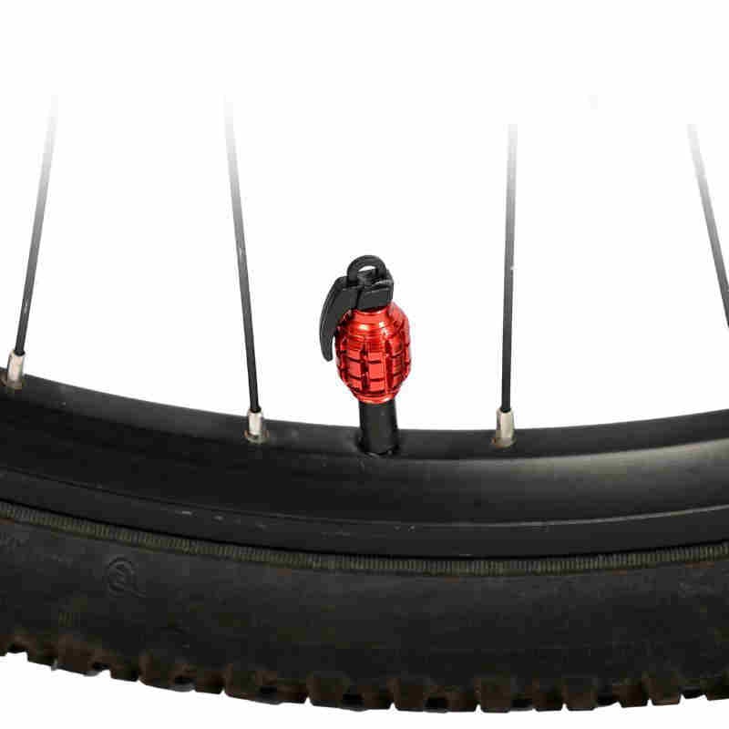 4 Uds. De llantas para bicicleta de montaña, con forma de aleación de aluminio, tapa de válvula de aire, válvula de polvo, accesorios para bicicleta