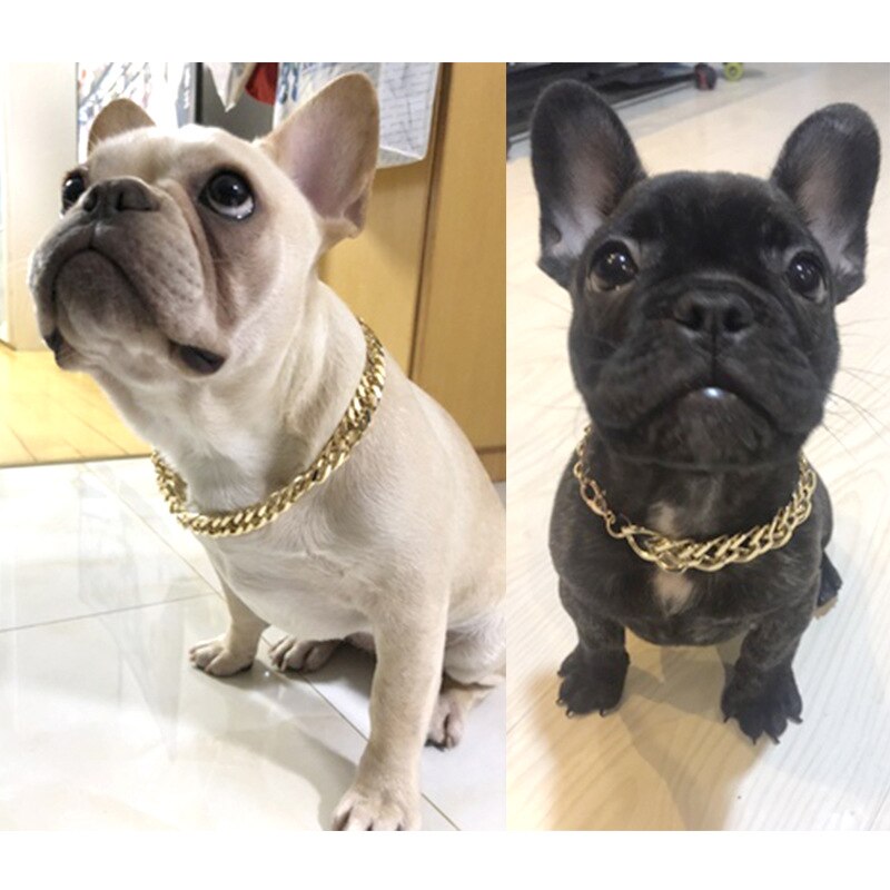 Cool Hond Kraag Ketting Voor Hond Huisdier Accessoires Metalen Hond Ketting Voor Pitbull Bulldog Chihuahua Goud Zilver Ketting Levert