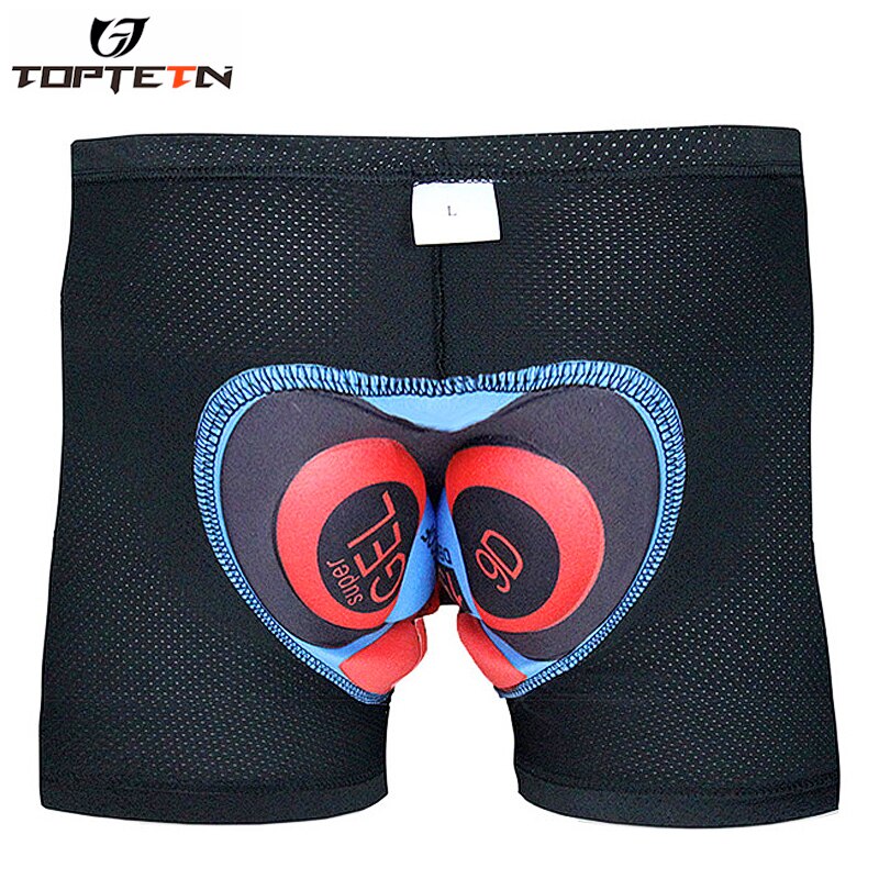 Fietsbroek Met Zachte Pad Unisex Fiets Comfortabel Ondergoed Silicagel Padded Fiets Korte Broek 6 Size Shorts