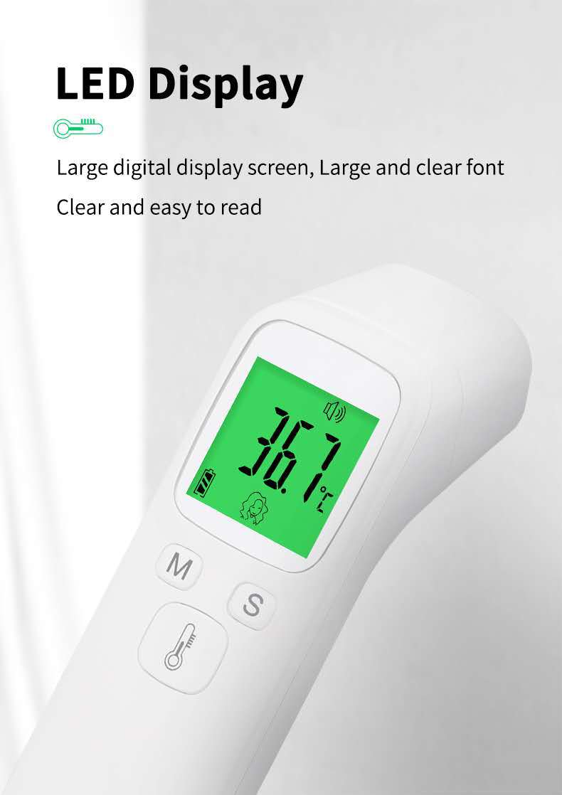 Infrarood Thermometer Digitale Non-contact Oor Voorhoofd Temperatuur Digitale Infrarood Thermometer Lichaam Termometro Infrarojo
